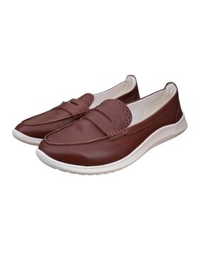 Cole Haan Zerogrand Meritt Leather Loafers Dark Cupio 8.5